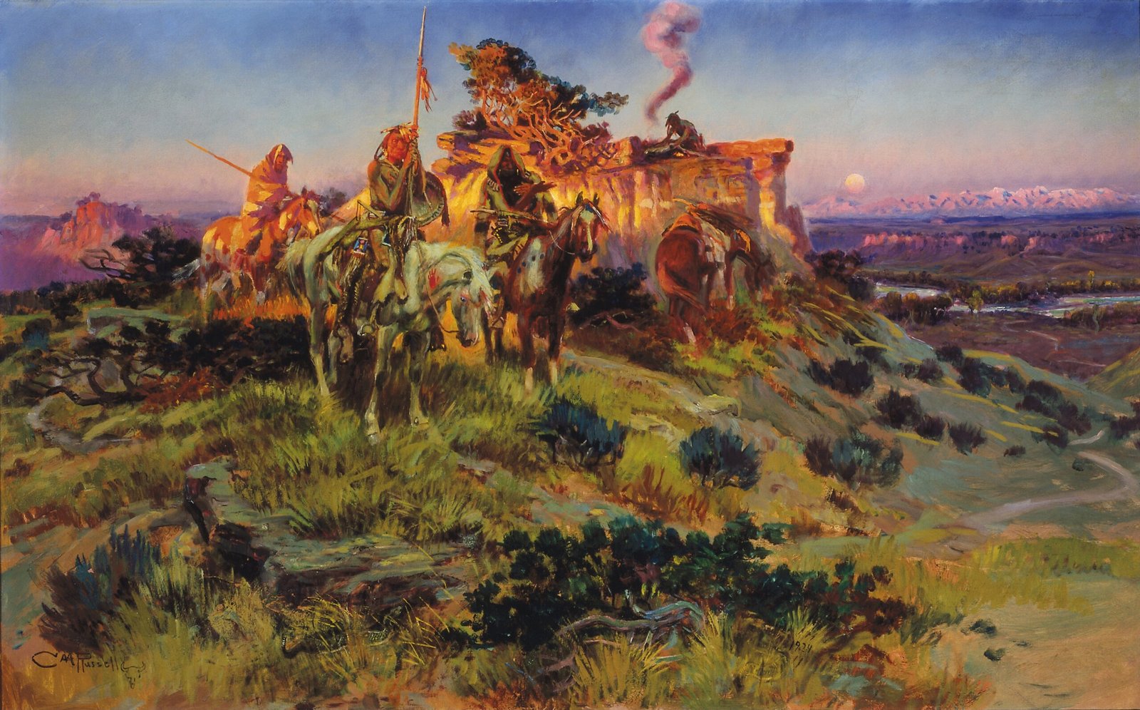 Western-style wall art