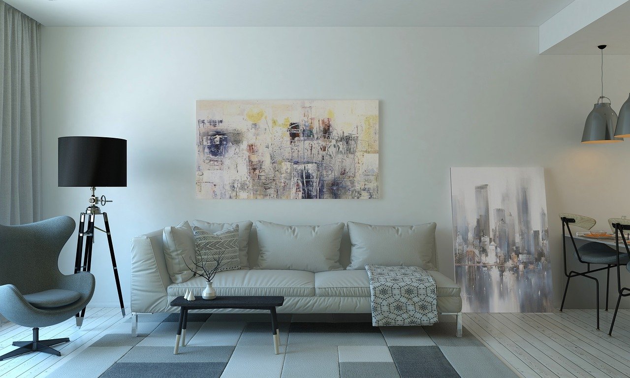 Large humidifier in living room