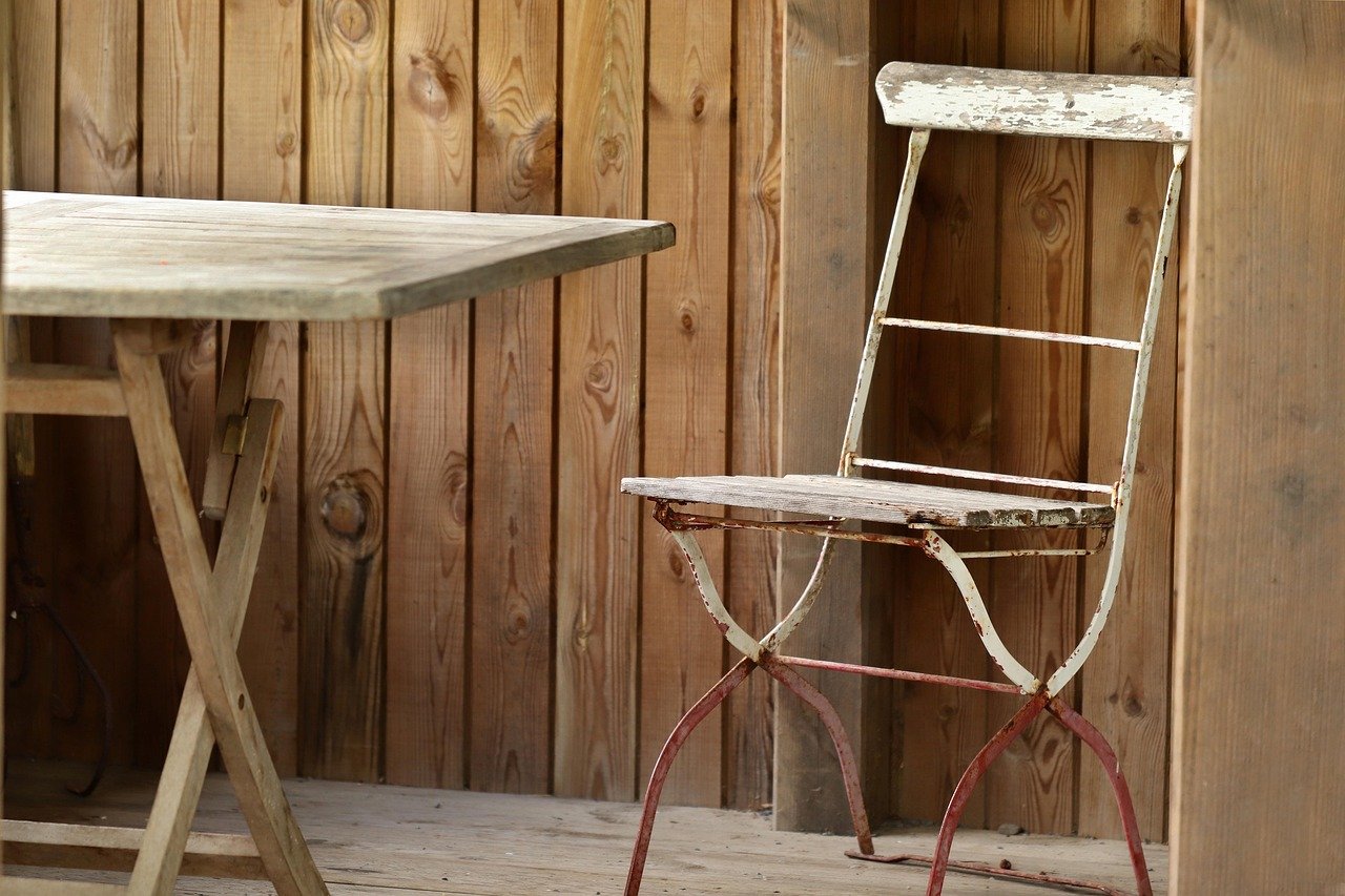 Wicker garden furniture