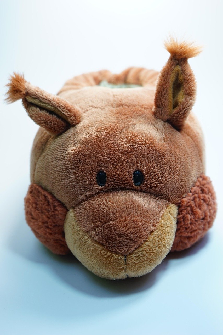 Comfortable slippers by the bed